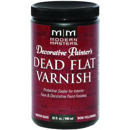 Modern Masters Modern Masters Semi-Gloss Clear Water-Based Dead Flat Varnish 32 oz DP60932
